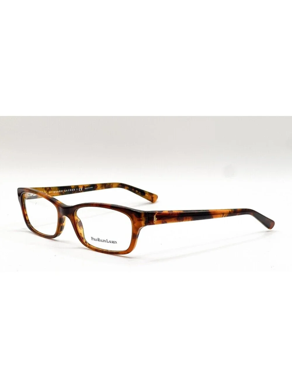 Polo Ralph Lauren PH 2091 5357 Havana Rectangle Authentic Eyeglass Frames 53-17